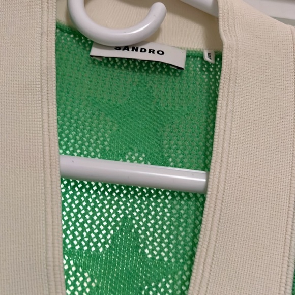 Sandro Tranquille sleeveless cardigan size 1 - Picture 4 of 6